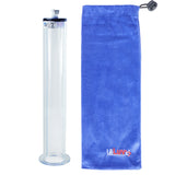 Penis Pump Cylinder 1.75 Inch x 12 Inch Large Flange with Fitting