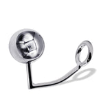 32 mm Anal Hook SS Cock Ring & Male Thread - Ball size 55 mm