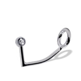 36 mm Anal Hook SS Cock Ring & Male Thread - Ball size 25 mm