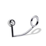 40 mm Anal Hook SS Cock Ring & Male Thread - Ball size 30 mm