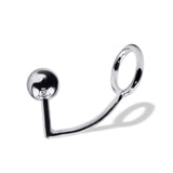 48 mm Anal Hook SS Cock Ring & Male Thread - Ball size 35 mm
