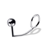 52 mm Anal Hook SS Cock Ring & Male Thread - Ball size 35 mm