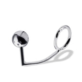 52 mm Anal Hook SS Cock Ring & Male Thread - Ball size 40 mm