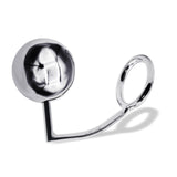 52 mm Anal Hook SS Cock Ring & Male Thread - Ball size 60 mm