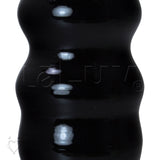 3D Printed Dildo Replica Cock & Balls 7 Inch - Liquorice (Black)