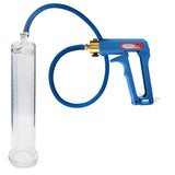 Maxi Blue Handle Silicone Hose | Penis Pump | 9" x 1.65" Cylinder