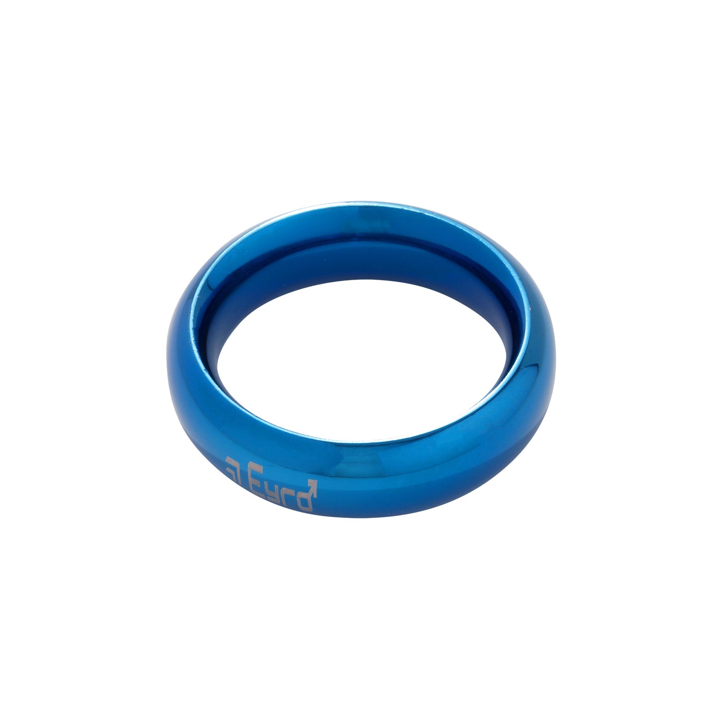 Donut Cock Ring Stainless steel - Blue 42mm (1.65")