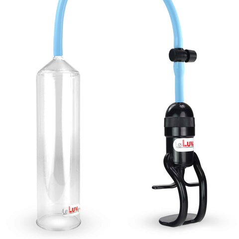 LeLuv Penis Pump EasyOp - Zgrip Handle, BETTER Silicone Hose, 2.25" Cylinder