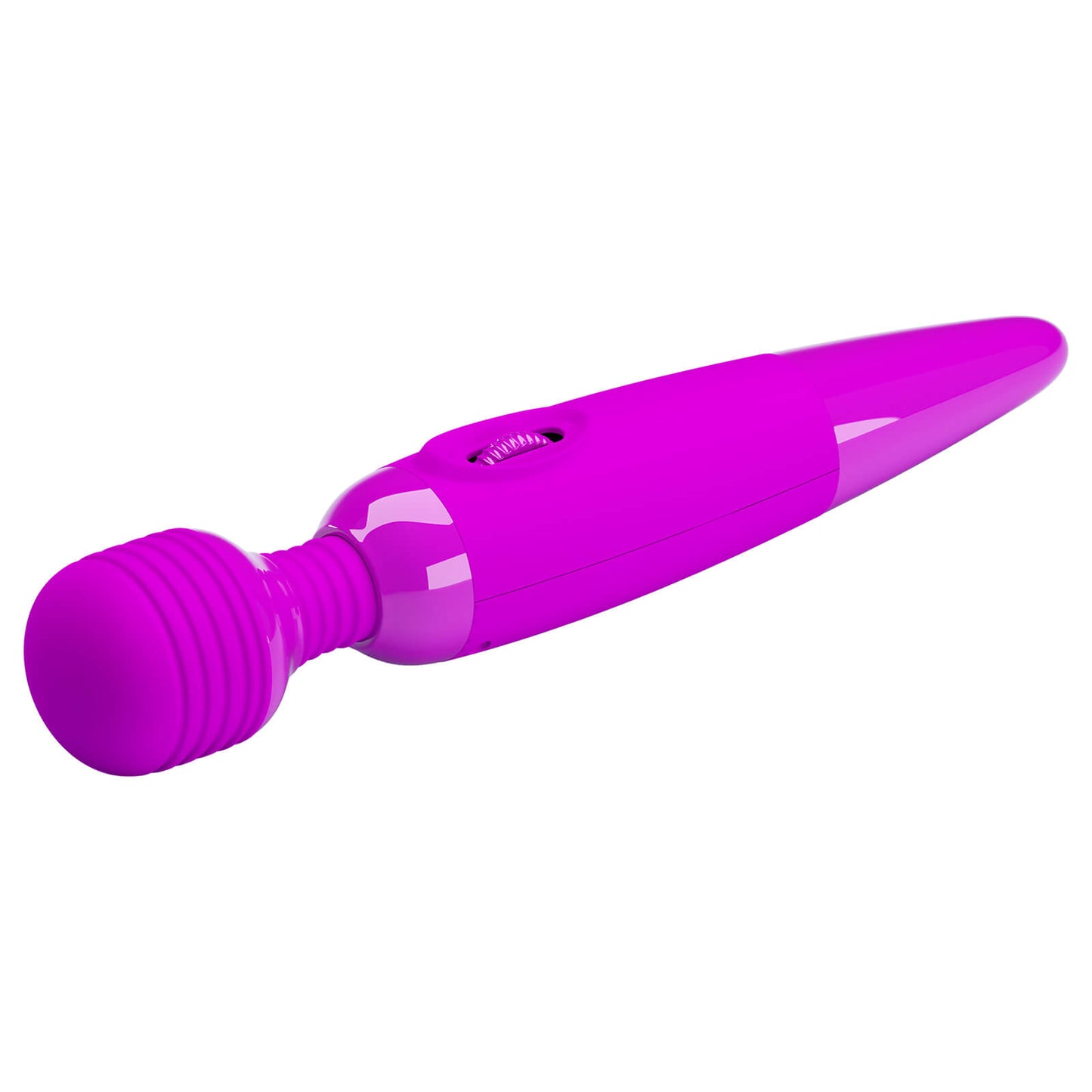 Wand Vibrator Clitoral Massager Multispeed Smooth Silicone Purple