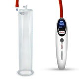 Magna Smart LCD White Handheld Electric Penis Pump - 12" x 2.50" Acrylic Cylinder