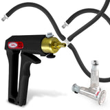 LeLuv MAXI Black Pistol Grip Nipple Pump Slippery Black Hose Extra-Small