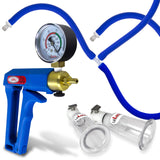 LeLuv MAXI Blue + Gauge Pistol Nipple Pump Slippery Blue Hose Large