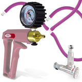 LeLuv MAXI Purple + Gauge & Cover Nipple Pump Slippery Purple Hose Extra-Small