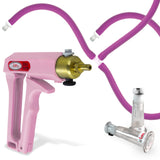 LeLuv MAXI Purple Pistol Grip Nipple Pump Slippery Purple Hose Extra-Small