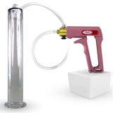 MAXI Pink Penis Pump with 12" x 1.75" WIDE Flange Cylinder