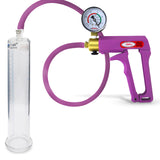 Maxi Purple + Gauge 9" Length Penis Pump Premium Hose - 1.65" Diameter