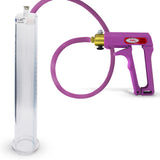 Maxi Purple Handle Silicone Hose | Penis Pump | 12" x 1.65" Cylinder