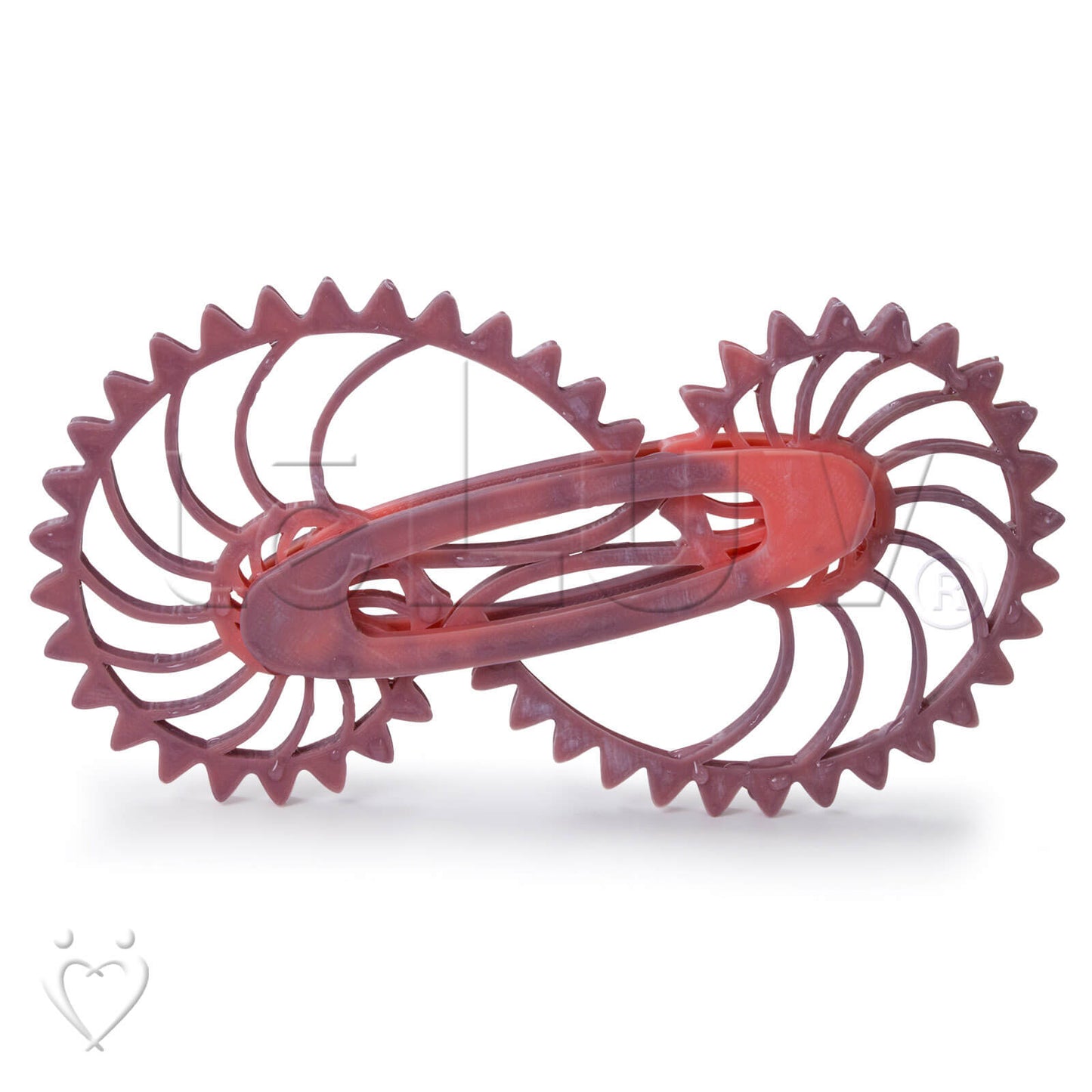 Nautilus Gear Fidget Toy Medium - Cotton Candy (Purple to Pink Color Change)