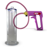 MAXI Purple Penis Pump with Premium Hose 9" Length - 2.50" Diameter Wide Flange Cylinder