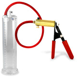 Ultima Red Rubber Grip, Silicone Hose | Penis Pump + 9" x 2.25" Cylinder