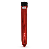 7" Classic Simple Vibrator Multi Speed Massager Chrome Red