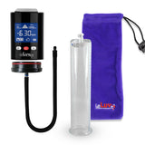 Smart LCD iPump Black Handheld Electric Penis Pump - 12" x 2.50" Acrylic Cylinder