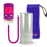 Smart LCD iPump Purple Handheld Electric Penis Pump - 12" x 5.00" Cylinder