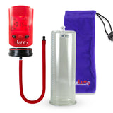Smart LCD iPump Red Handheld Electric Penis Pump - 12" x 4.10" Cylinder