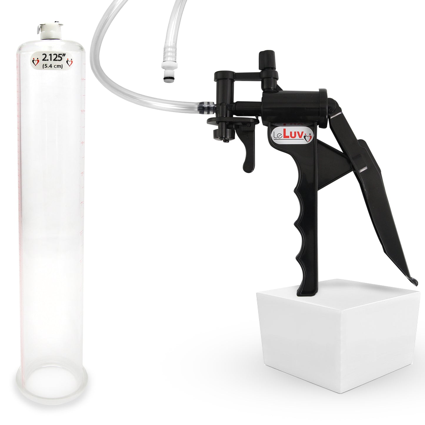 LeLuv TYRO Vacuum Pump Kit - 12" x 2.125" Acrylic Cylinder