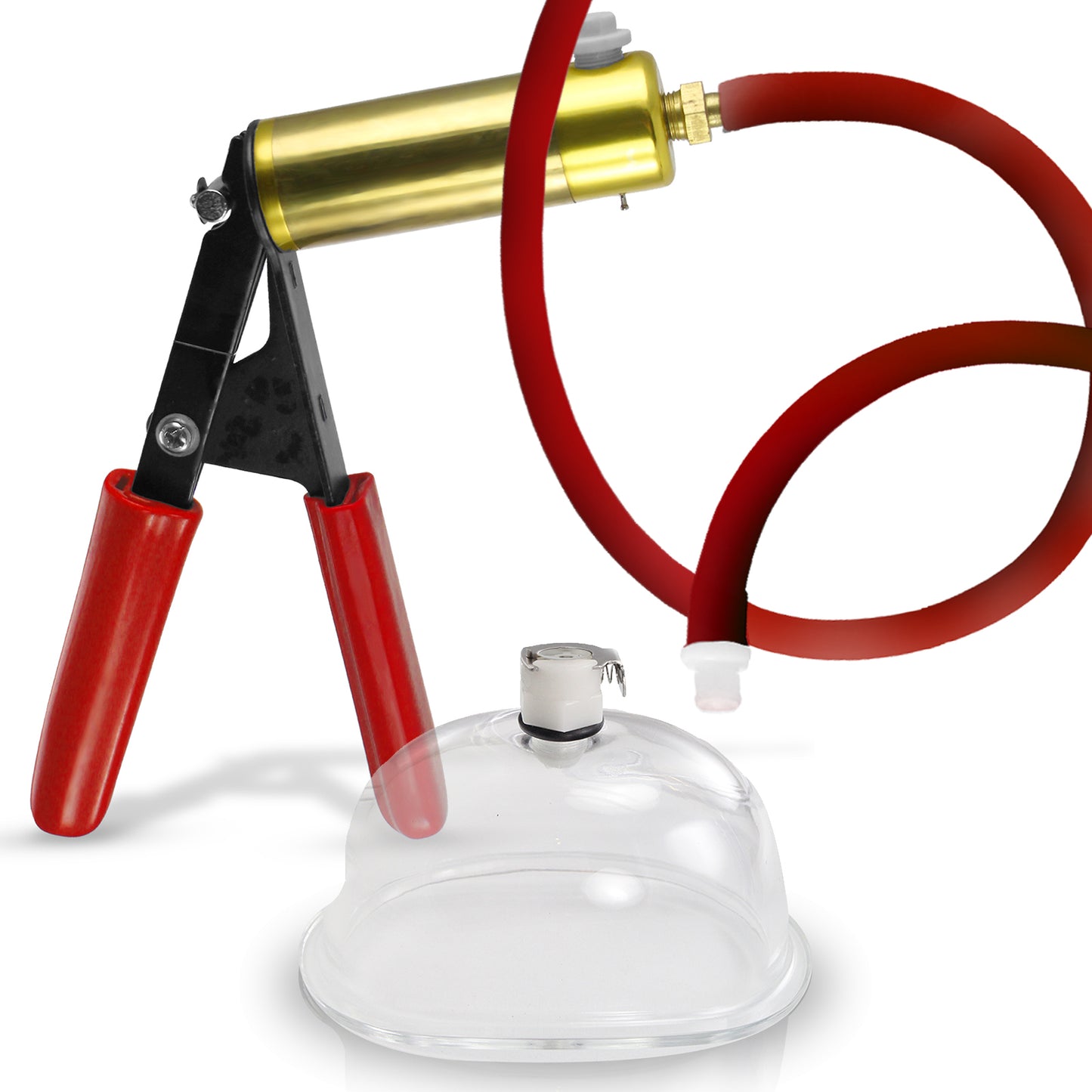 LeLuv ULTIMA Red Vagina Pump with Premium Hose