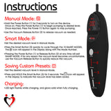 LeLuv Magna PRO LCD Smart Vacuum Pump Contoller with Recharging Cable