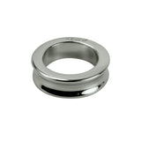 Imperator Cock Ring Stainless Steel Concave Edge Mirror Hand Polished (Silver) ID 38 mm (1.50")