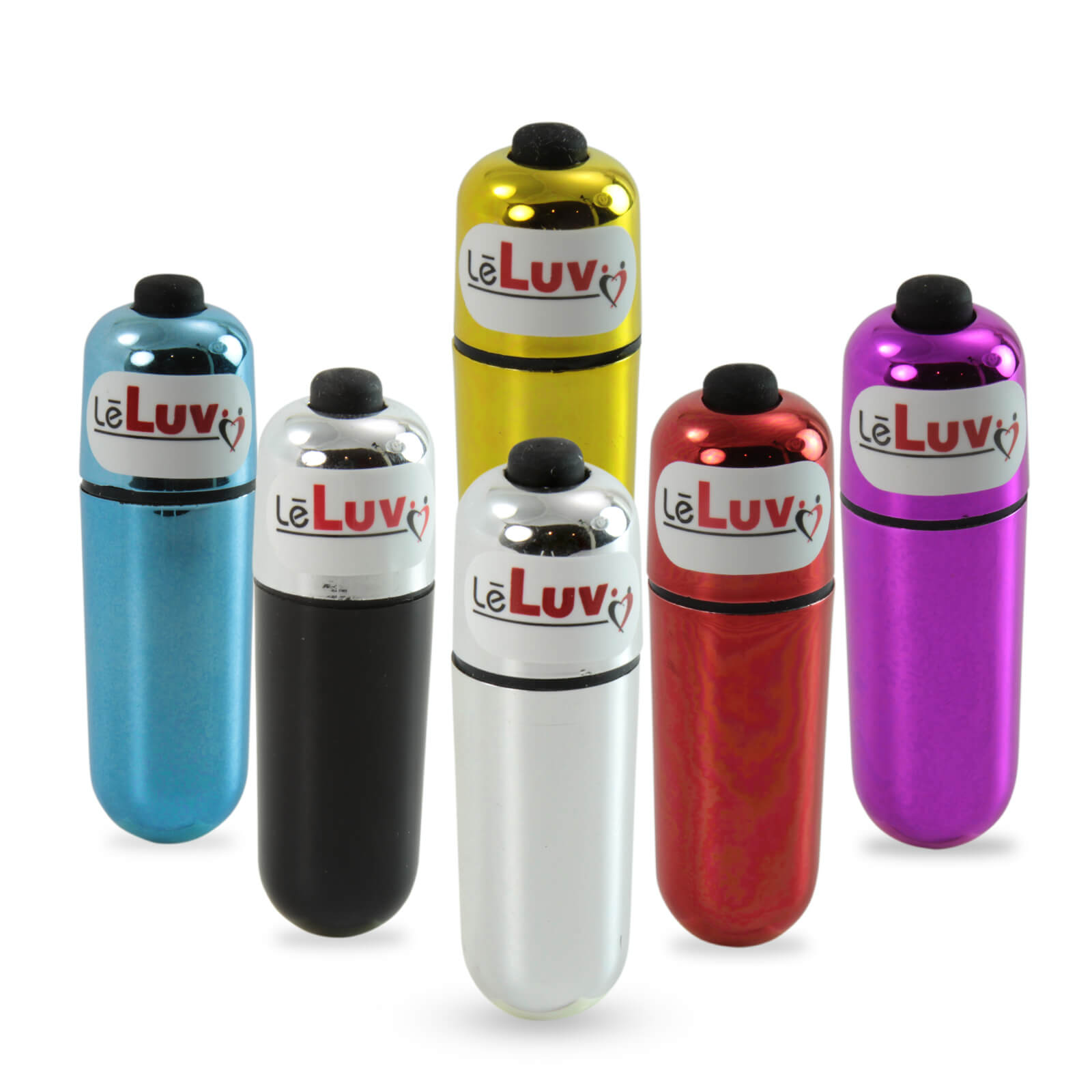 LeLuv Mini Bullet Vibrator | 2.25 Inch Length | Compact, Powerful, Dis
