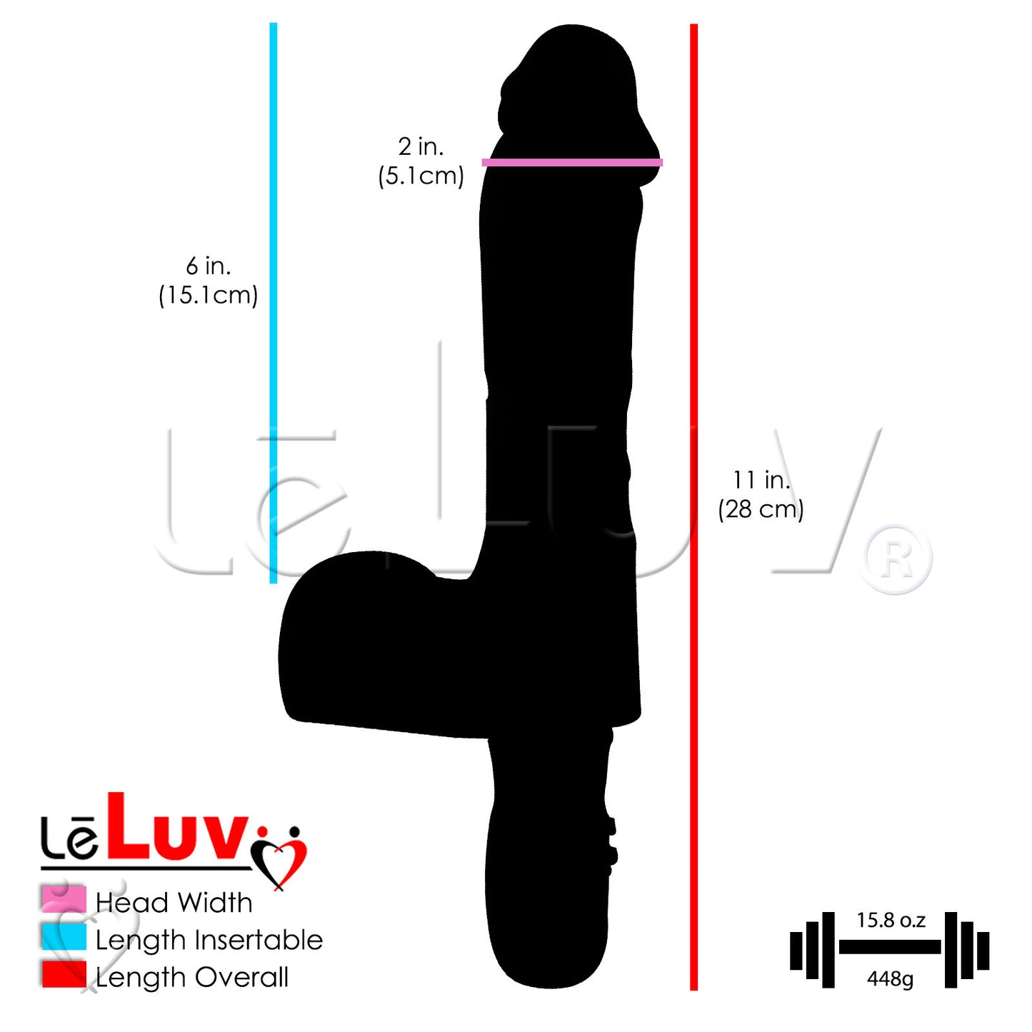Dildo Glowing Vibrating Realistic