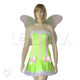 Roleplay Green Woodland Nymph Fairy Pixie Halloween Costume