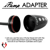 White iPump Smart LCD Head with Adapter Penis Pump | 12 Inch Length x 1.35-3.70 inch Diameter Untapered Cylinder