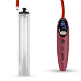 Magna Smart LCD Red Handheld Electric Penis Pump 1.7" Diameter x 12" Length Thick-Walled Penis Cylinder