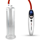 Magna LCD Smart White Handheld Electric Penis Pump - 9" x 2.50" Acrylic Cylinder