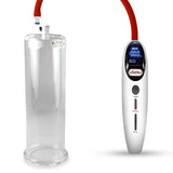 Magna LCD Smart White Handheld Electric Penis Pump - 9" x 2.875" Acrylic Cylinder