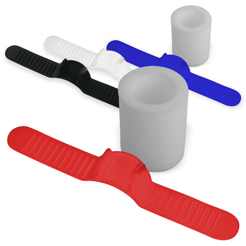 LeLuv Silicone Strap and Wide Cushion Replacement SETS for SLIDER Penis Extenders