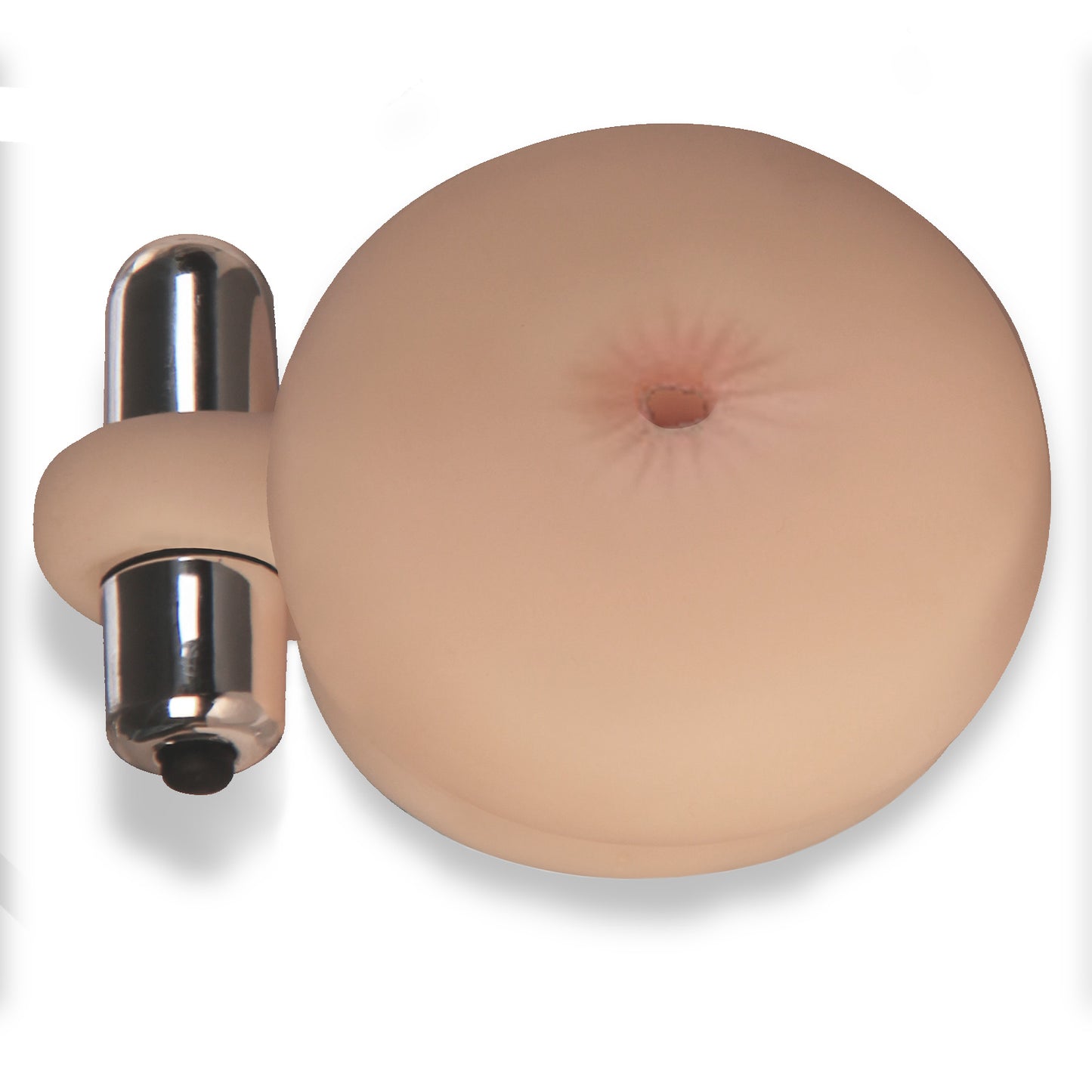 Realistic Donut Penis Pump Cylinder Seal - Vibrating Bullet Option