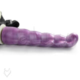 Female Strap-On Double Dong 7 Inch & 5 Inch Purple