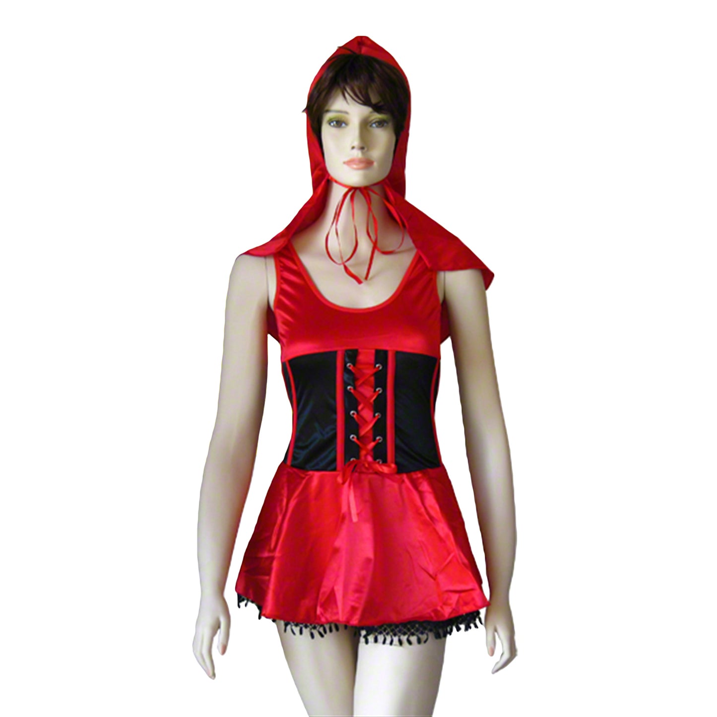 Roleplay Lil Red Riding Hood Halloween Costume Fairytale Outfit Set