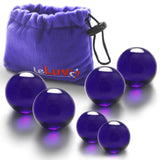 LeLuv Glass Ben-Wa Balls Classic Kegel Exercisers Small, Medium and Large Pairs