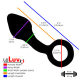 LeLuv Glass Prostate Massager Beginner Male Anal Toy