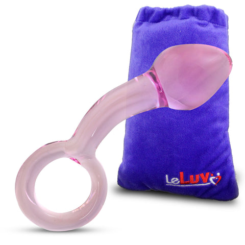 LeLuv Glass Prostate Massager Beginner Male Anal Toy