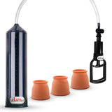 LeLuv Tgrip Handle EasyOp Penis Pump - with 3x Silicone Sleeves - Small, Med. Or Large