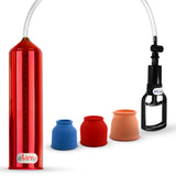 LeLuv Tgrip Handle EasyOp Penis Pump - with 3x Silicone Sleeves - Small, Med. Or Large