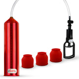 LeLuv Tgrip Handle EasyOp Penis Pump - with 3x Silicone Sleeves - Small, Med. Or Large