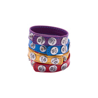 LeLuv Eyro Leather Cock Strap with Stainless Snaps